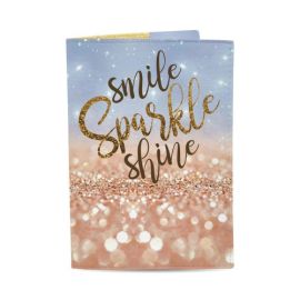 Обложка на паспорт "Smile, Sparkle, Shine"