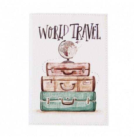 Обложка на паспорт "World Travel"