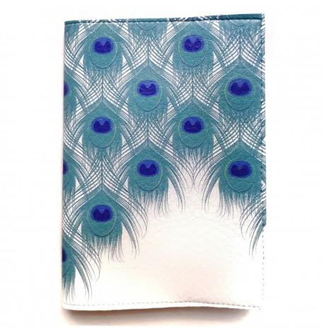 Обложка на паспорт "Павлиньи перья"
