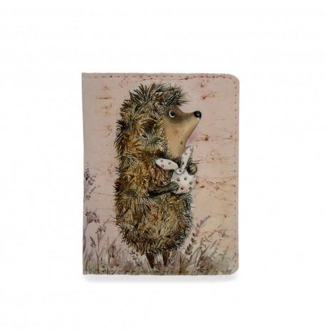 Обкладинка на ID паспорт або права "Їжачок в тумані"