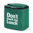 Термосумка "Ланч бэг Don't touch my lunch" maxi (зеленая)