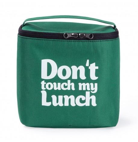 Термосумка "Ланч бэг Don't touch my lunch" maxi (зеленая)