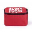 Термосумка "Ланч бэг Don't touch my lunch" mini (красная)