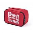 Термосумка "Ланч бэг Don't touch my lunch" mini (красная)