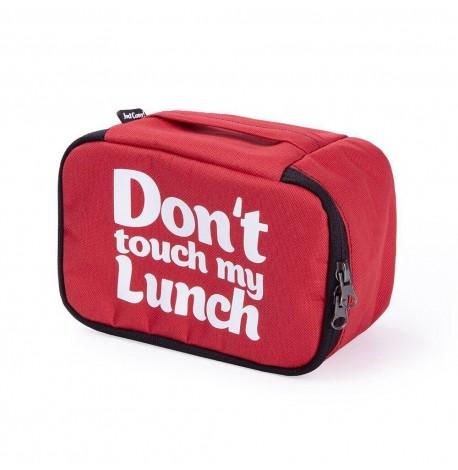 Термосумка "Ланч бэг Don't touch my lunch" mini (красная)