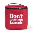 Термосумка "Ланч бэг Don't touch my lunch" maxi (красная)