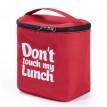 Термосумка "Ланч бэг Don't touch my lunch" maxi (красная)