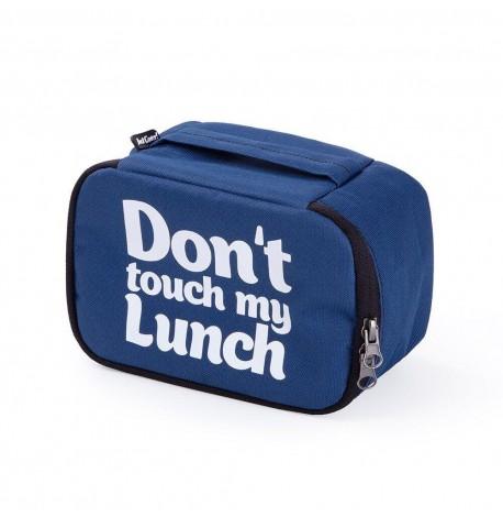 Термосумка "Ланч бэг Don't touch my lunch" mini (синяя)