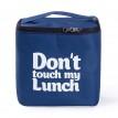 Термосумка "Ланч бэг Don't touch my lunch" maxi (синий)