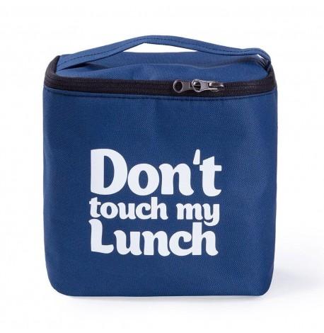 Термосумка "Ланч бэг Don't touch my lunch" maxi (синий)