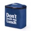 Термосумка "Ланч бэг Don't touch my lunch" maxi (синий)