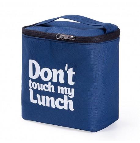 Термосумка "Ланч бэг Don't touch my lunch" maxi (синий)
