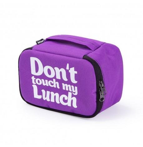 Термосумка "Ланч бэг Don't touch my lunch" mini (фиолетовая)