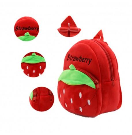 Детский рюкзак "Клубничка" (красный)