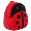 Детский рюкзак велюровый "Божья коровка"