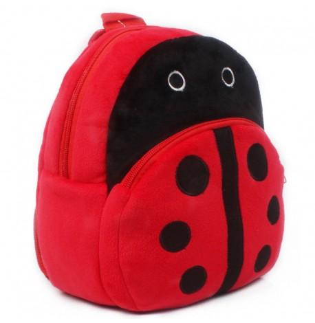 Детский рюкзак велюровый "Божья коровка"