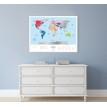 Скретч-карта світу Travel Map Silver World (англійська мова) в тубусі