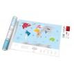 Скретч-карта світу Travel Map Silver World (англійська мова) в тубусі