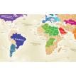 Скретч-карта світу Travel Map Gold (російська мова) в тубусі