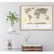 Скретч-карта мира Travel Map Gold (украинский язык) в тубусе