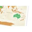 Скретч-карта мира Travel Map Gold (украинский язык) в тубусе