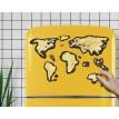 Магнітна скретч-карта світу Travel Map Magnetic World (англійська мова) в коробці