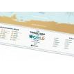 Скретч-карта світу Travel Map Holiday Lagoon World (англійська мова) в тубусі