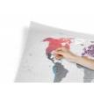 Прозора скретч-карта світу Travel Map AIR World (англійська мова) у тубусі