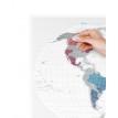 Прозора скретч-карта світу Travel Map AIR World (англійська мова) у тубусі
