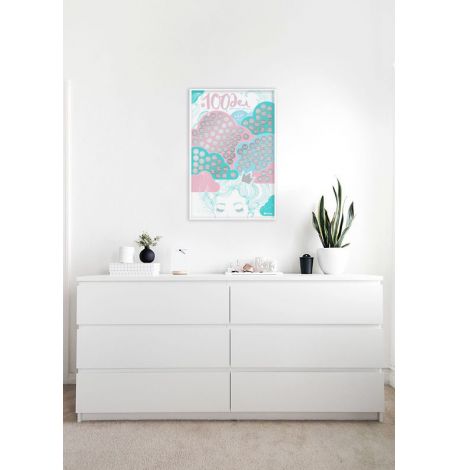 Скретч-постер «100 Дел настоящей девочки «Oh my look edition» (русский язык) в тубусе