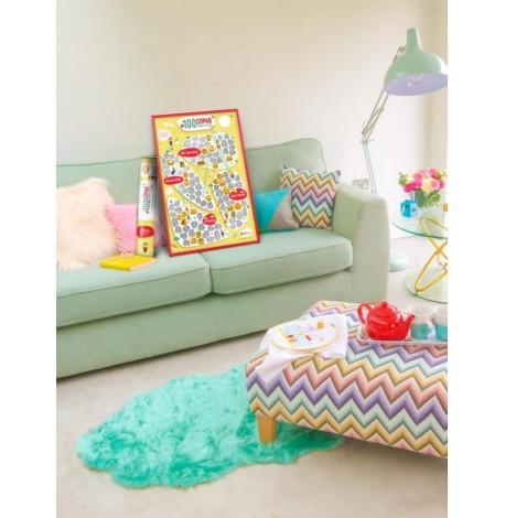 Детский скретч-постер #100 Дел Junior edition (украинский язык) в тубусе