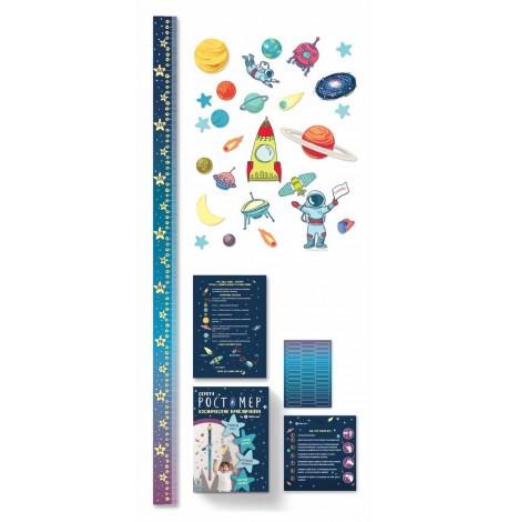 Скретч-ростомер “Космические приключения” (русский язык) в коробке