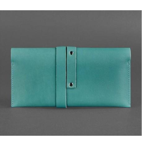 Шкіряний тревел-кейс Voyager 1.2 (бірюзовий)