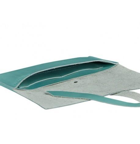 Шкіряний тревел-кейс Voyager 1.2 (бірюзовий)