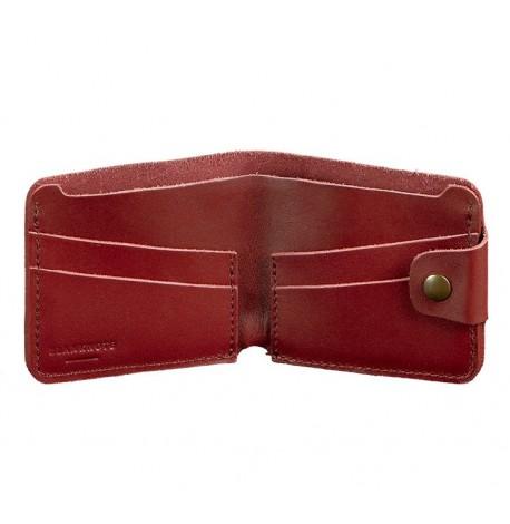 Портмоне из натуральной кожи 4.3 (бордовое)