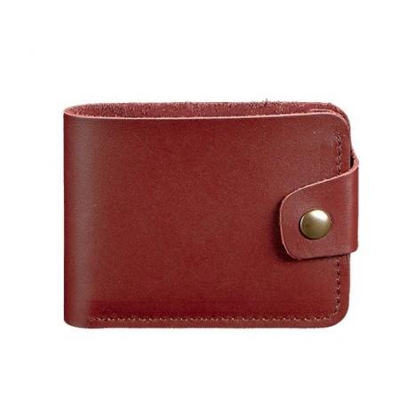 Портмоне из натуральной кожи 4.3 (бордовое)
