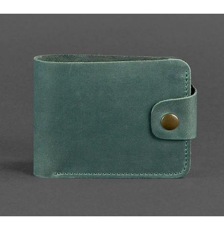 Портмоне з натуральної шкіри 4.3 (зелене)