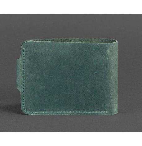 Портмоне з натуральної шкіри 4.3 (зелене)