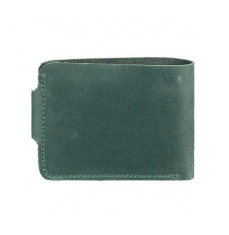 Портмоне з натуральної шкіри 4.3 (зелене)