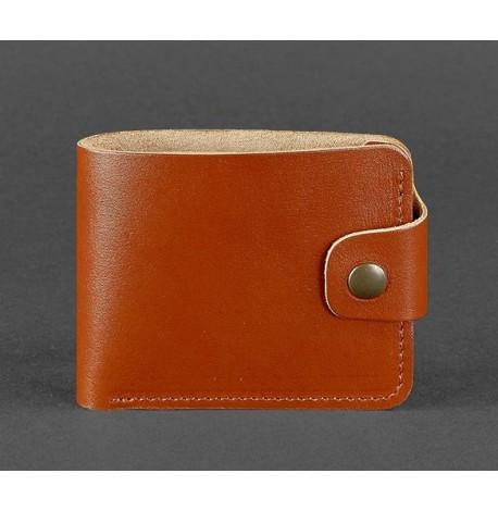 Портмоне з натуральної шкіри 4.3 (світло-коричневе)