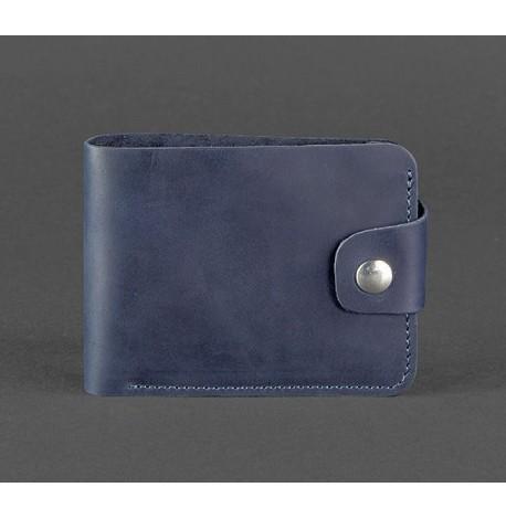 Портмоне з натуральної шкіри 4.3 (синє)