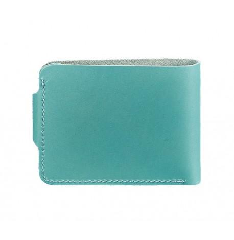 Портмоне з натуральної шкіри 4.3 (бірюзове)