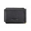 Зажим для грошей шкіряний 10.0 (чорний) шкіра Krast
