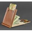 Зажим для денег кожаный 10.0 (светло-коричневый)