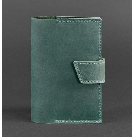Обкладинка для паспорта зі шкіри 4.0 (зелена)