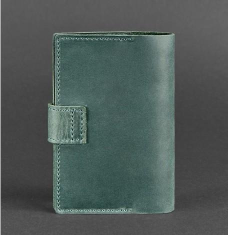 Обкладинка для паспорта зі шкіри 4.0 (зелена)