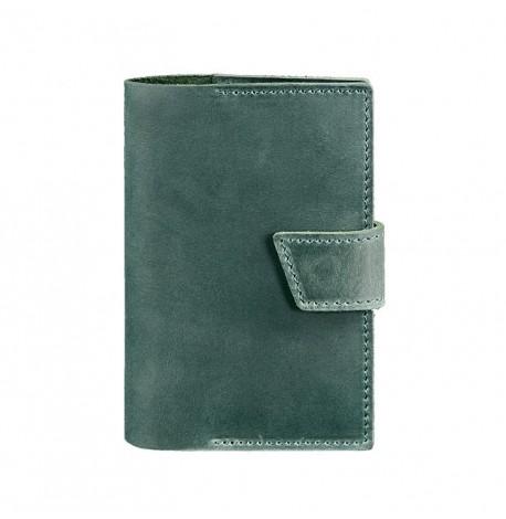 Обкладинка для паспорта зі шкіри 4.0 (зелена)