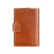 Обкладинка для паспорта зі шкіри 4.0 (світло-коричнева)
