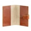 Обкладинка для паспорта зі шкіри 4.0 (світло-коричнева)