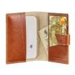 Обкладинка для паспорта зі шкіри 4.0 (світло-коричнева)